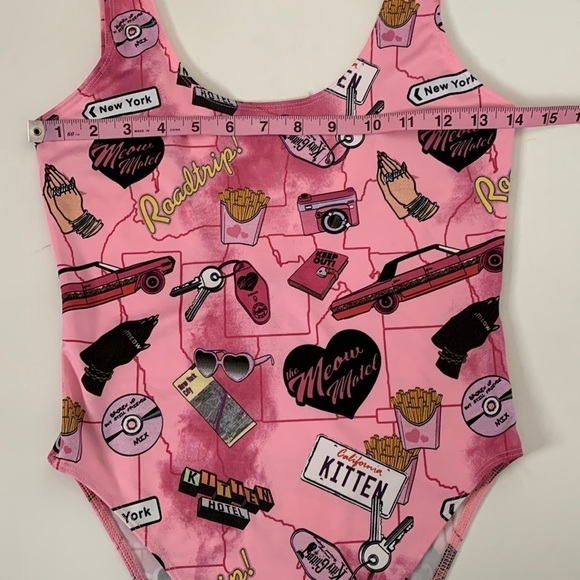 Pink One Piece Swimsuit - Picture 3 of 9